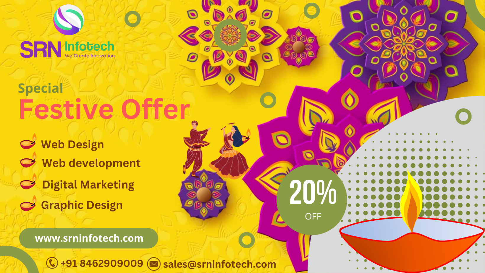 Festival Offer : 20% Discount on all Web Design and Development Services.